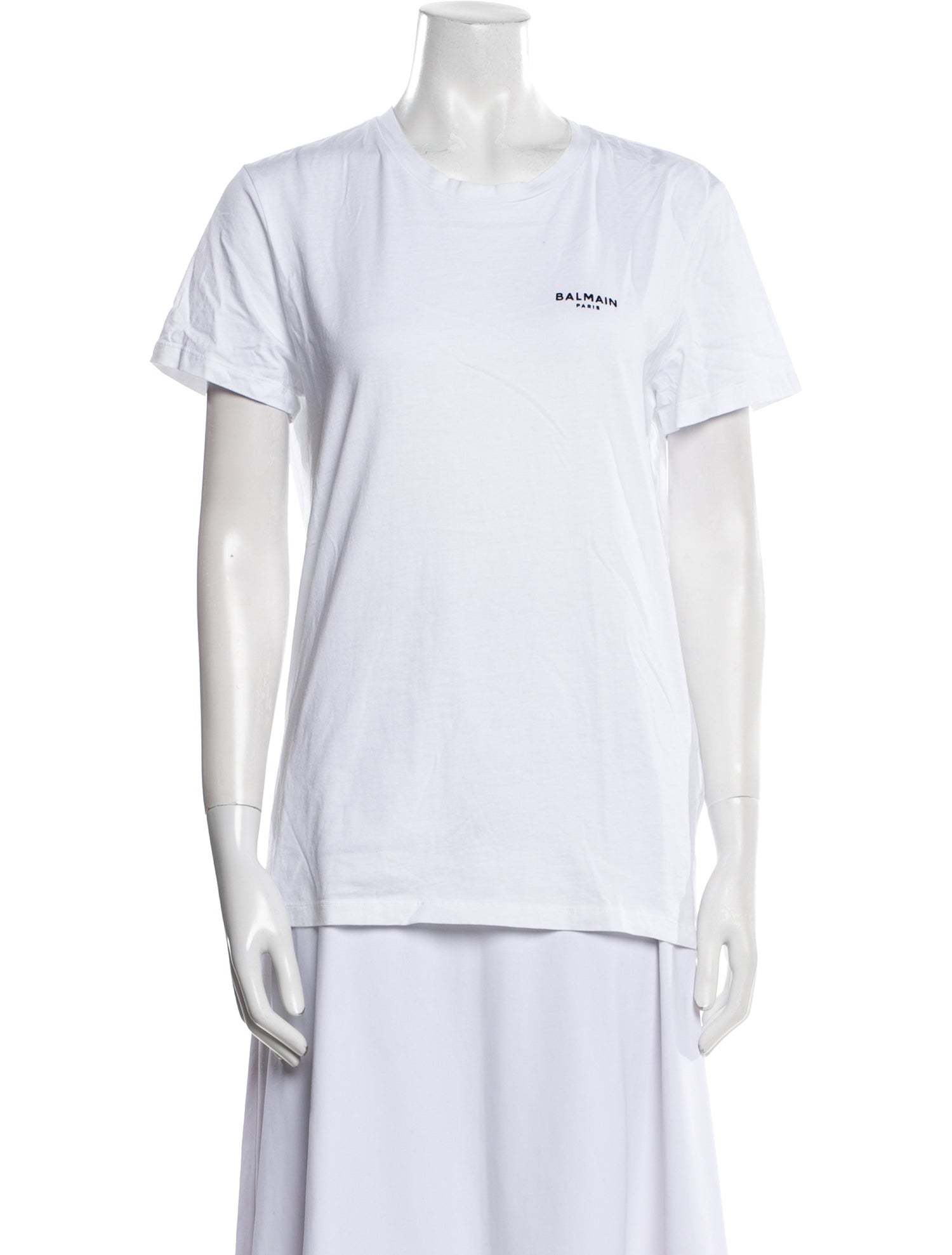 Balmain Graphic Print Crew Neck T-Shirt