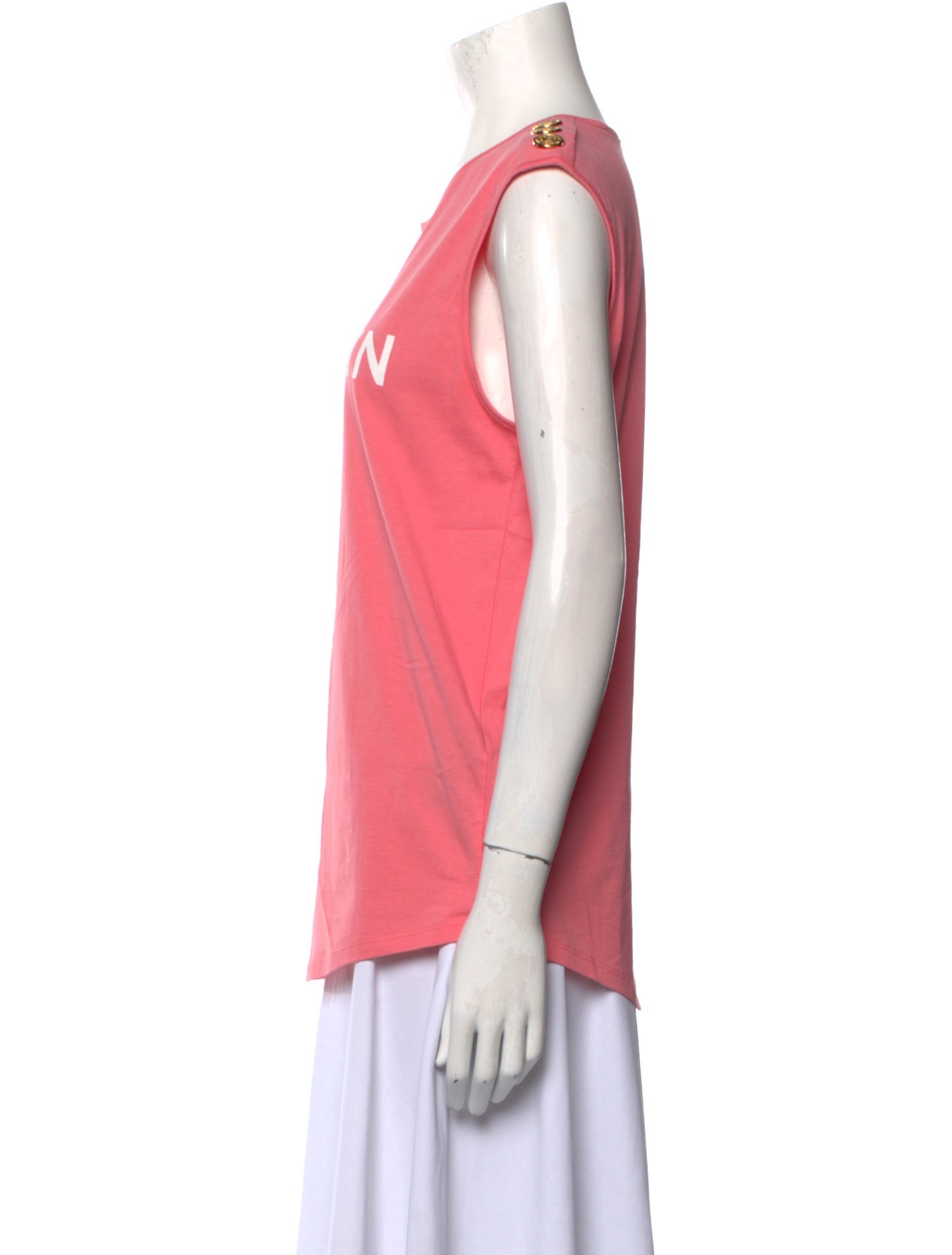 Balmain Graphic Print Crew Neck T-Shirt