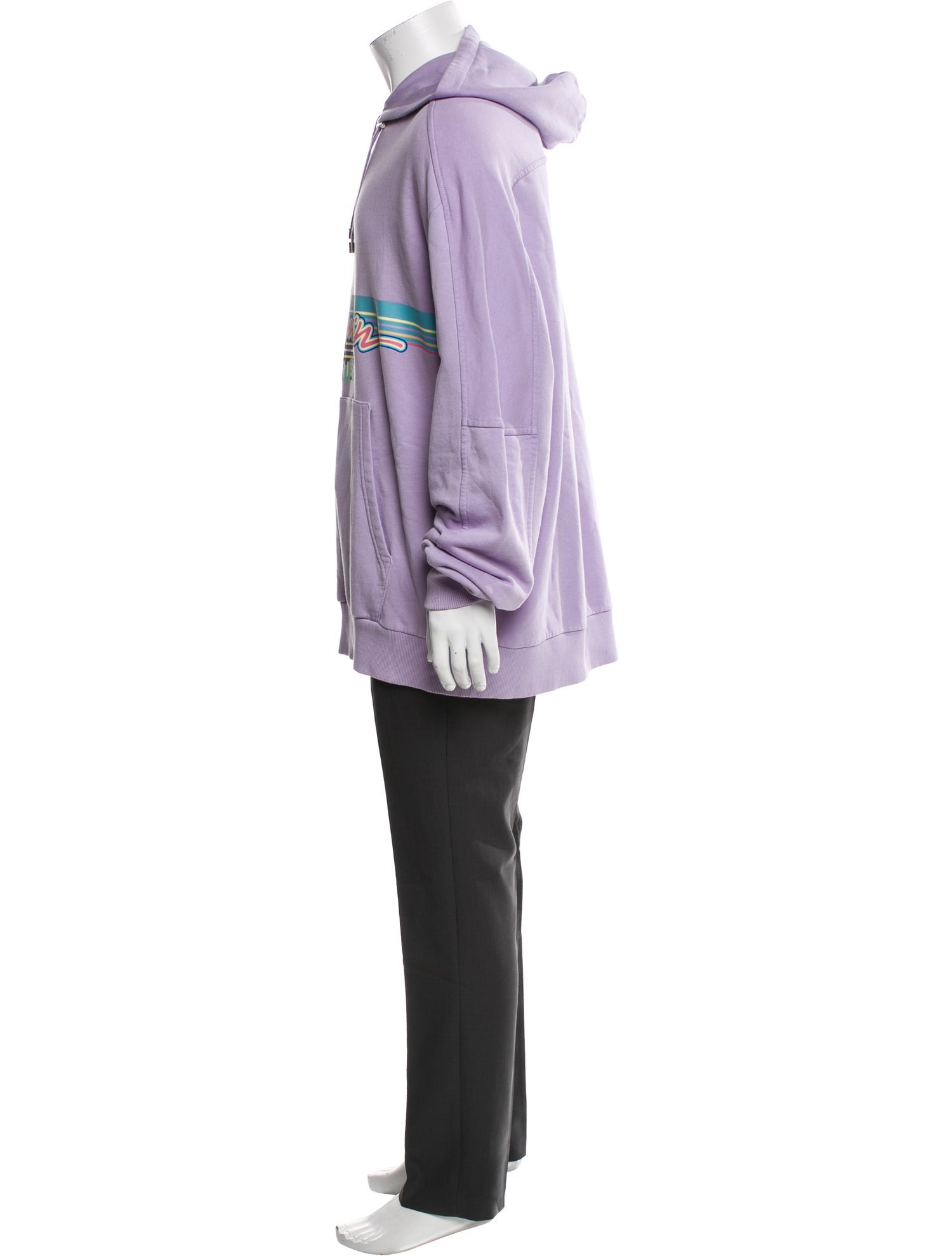 Balmain Graphic Print Crew Neck Hoodie