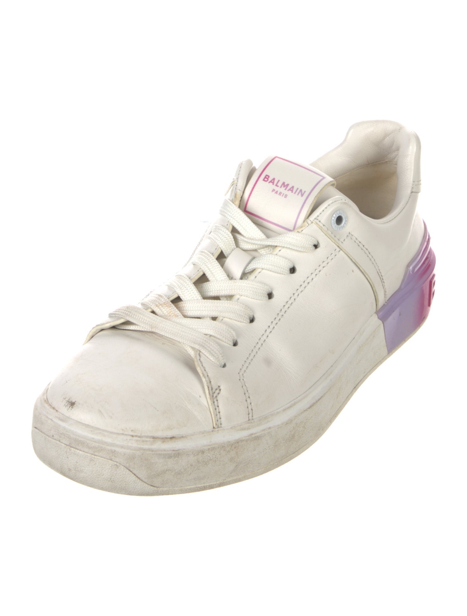 Balmain Leather Sneakers