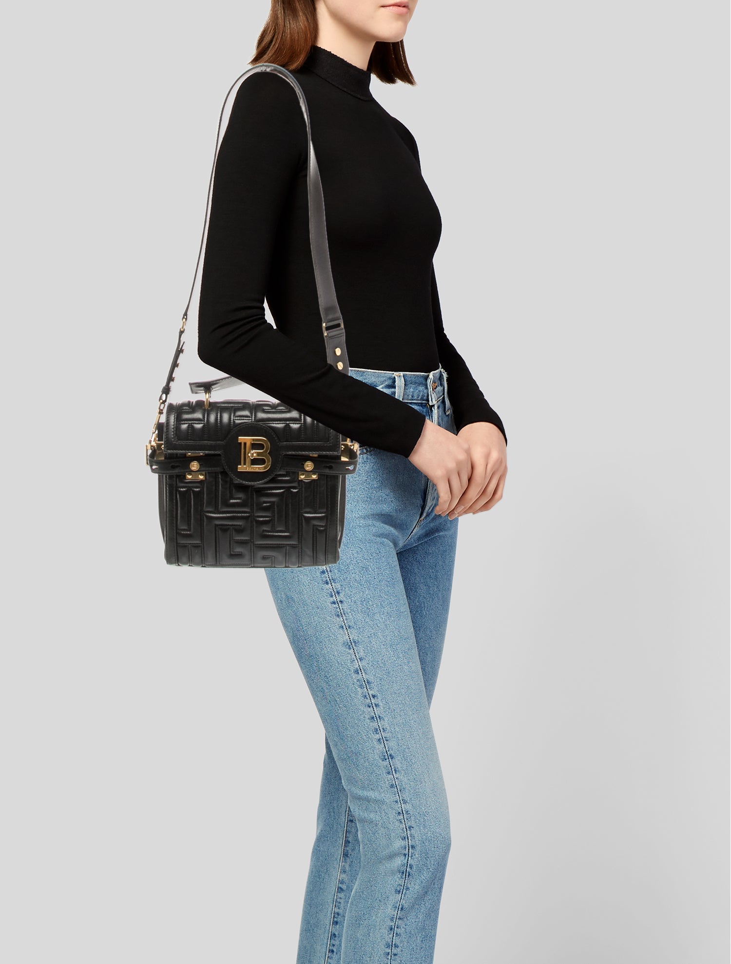 Balmain Quilted Shoulder Bag