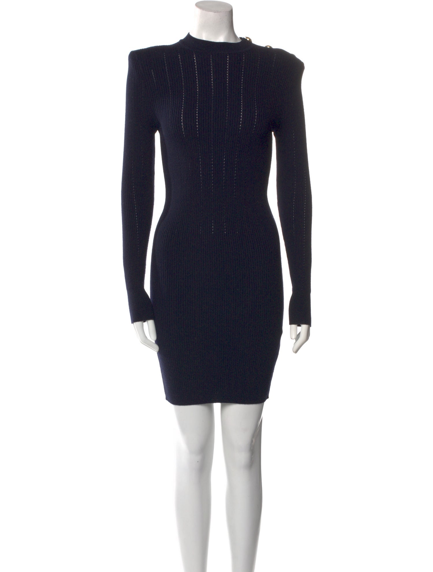 Balmain Wool Mini Dress