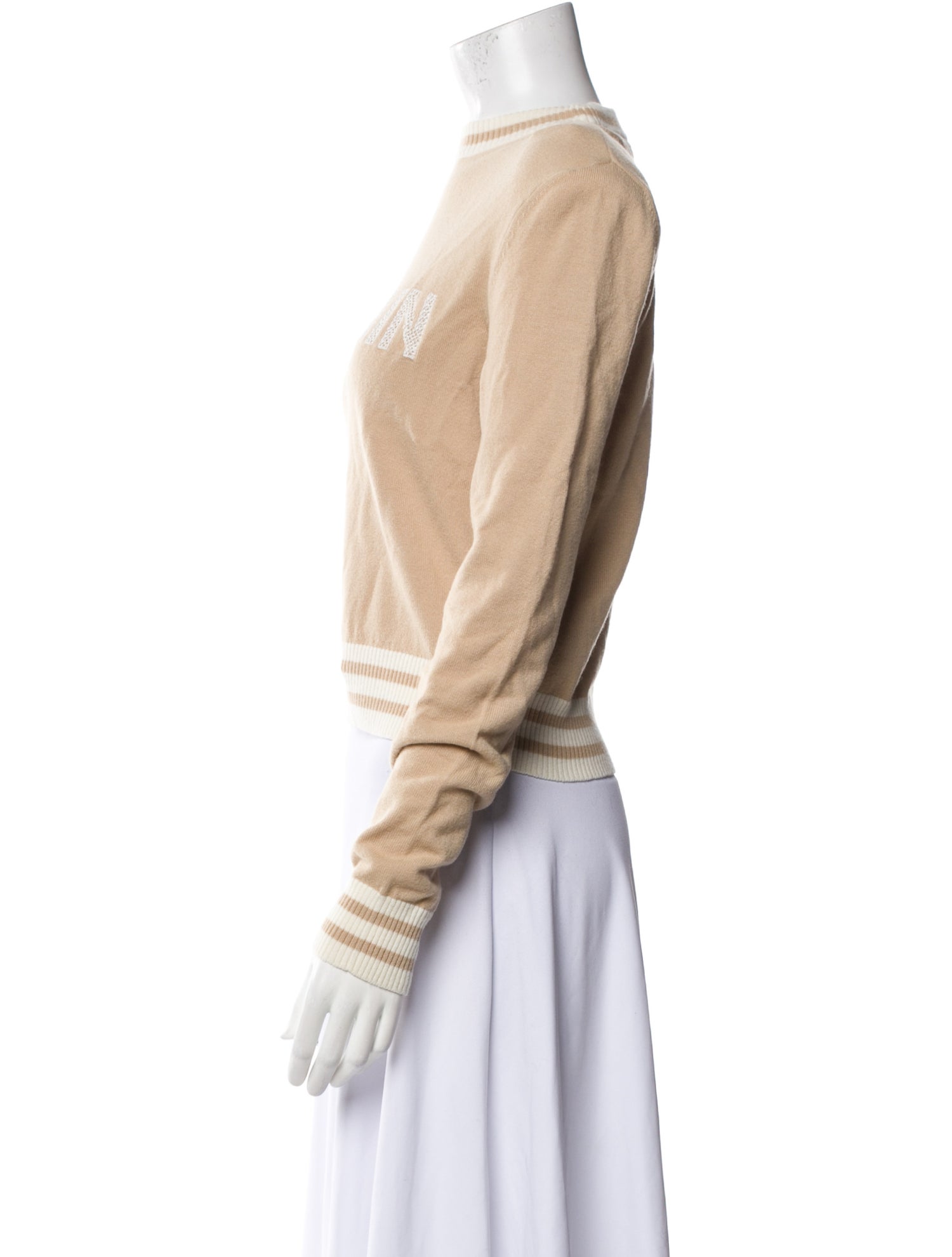 Balmain Wool Graphic Print Sweater