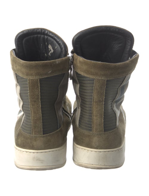 Balmain Canvas Printed Sneakers