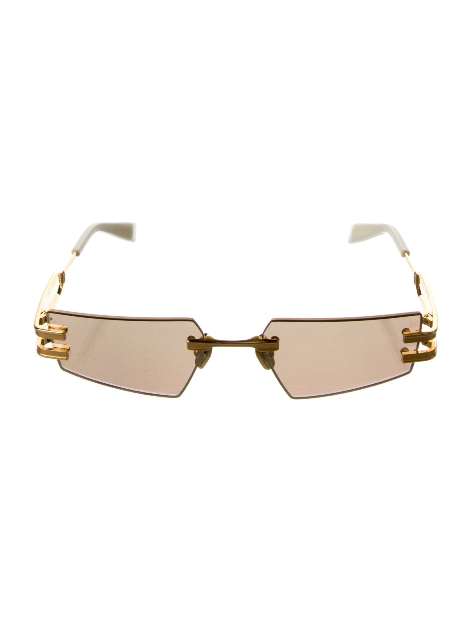 Balmain Square Tinted Sunglasses w/ Tags