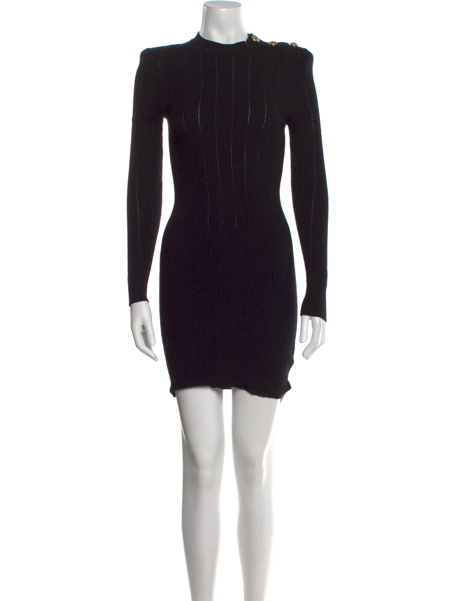 Balmain Wool Mini Dress