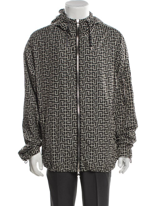 Balmain Printed Peacoat