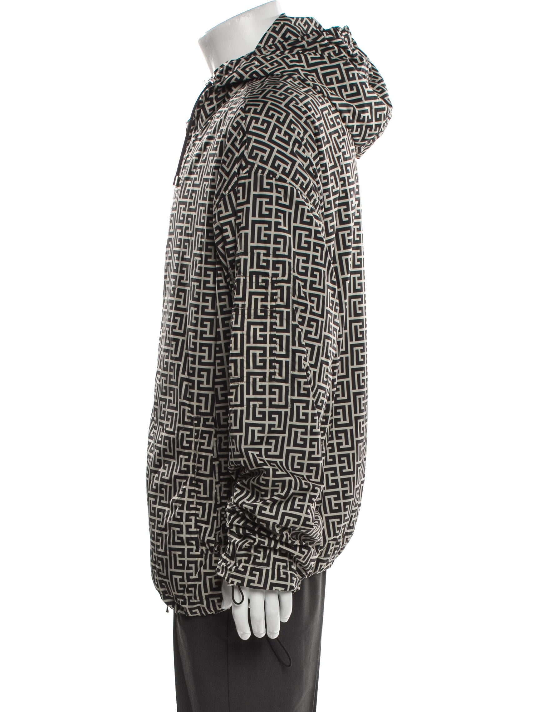 Balmain Printed Peacoat