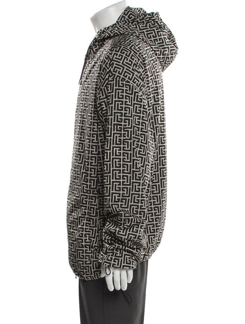 Balmain Printed Peacoat