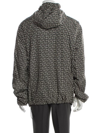 Balmain Printed Peacoat