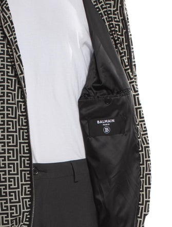 Balmain Printed Peacoat