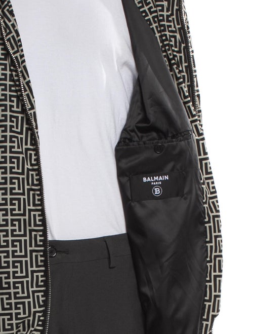 Balmain Printed Peacoat