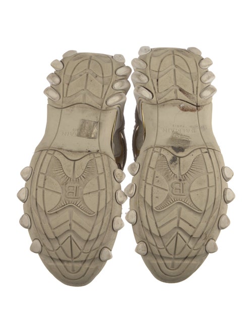 Balmain Suede Printed Sneakers