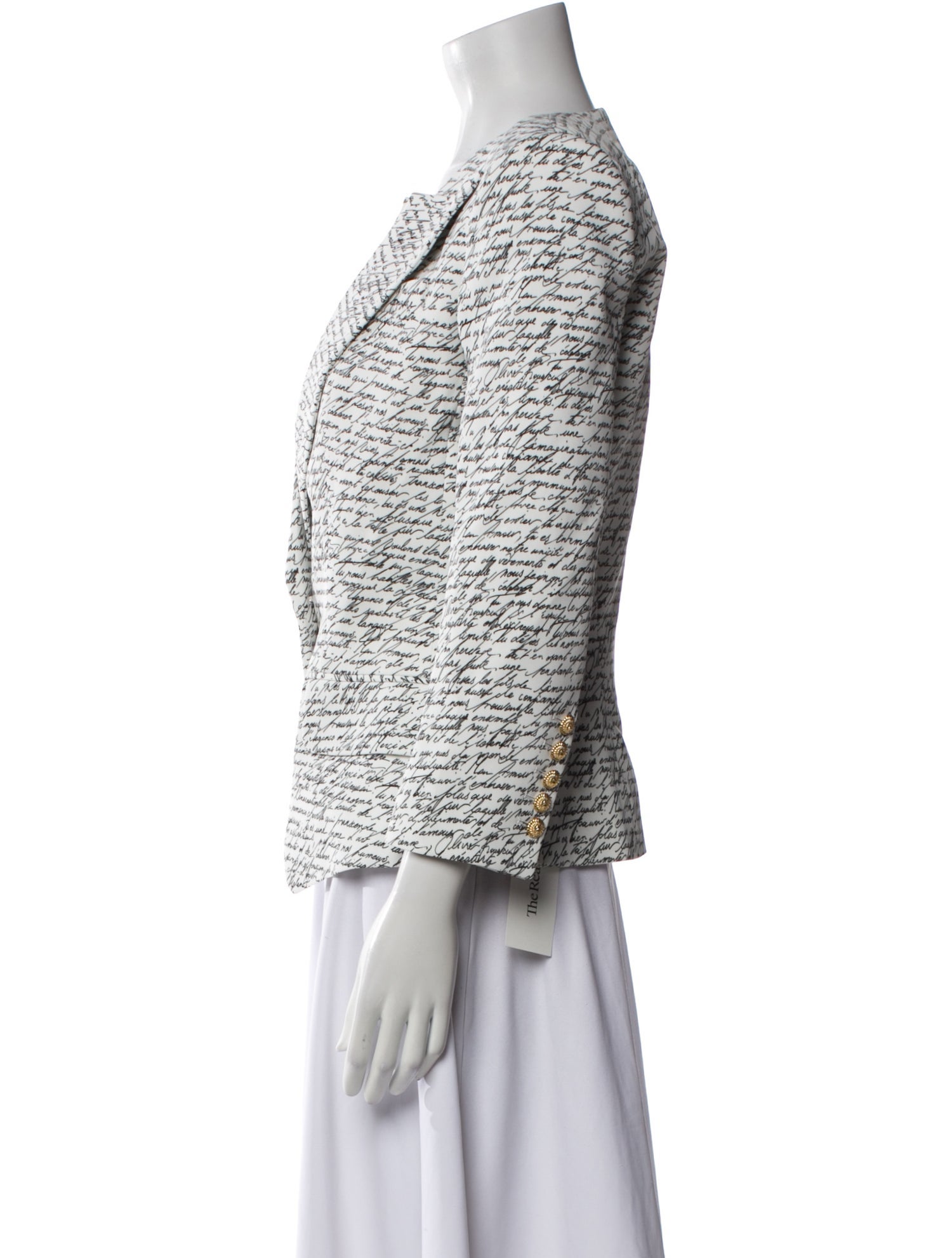 Balmain Tweed Pattern Evening Jacket w/ Tags