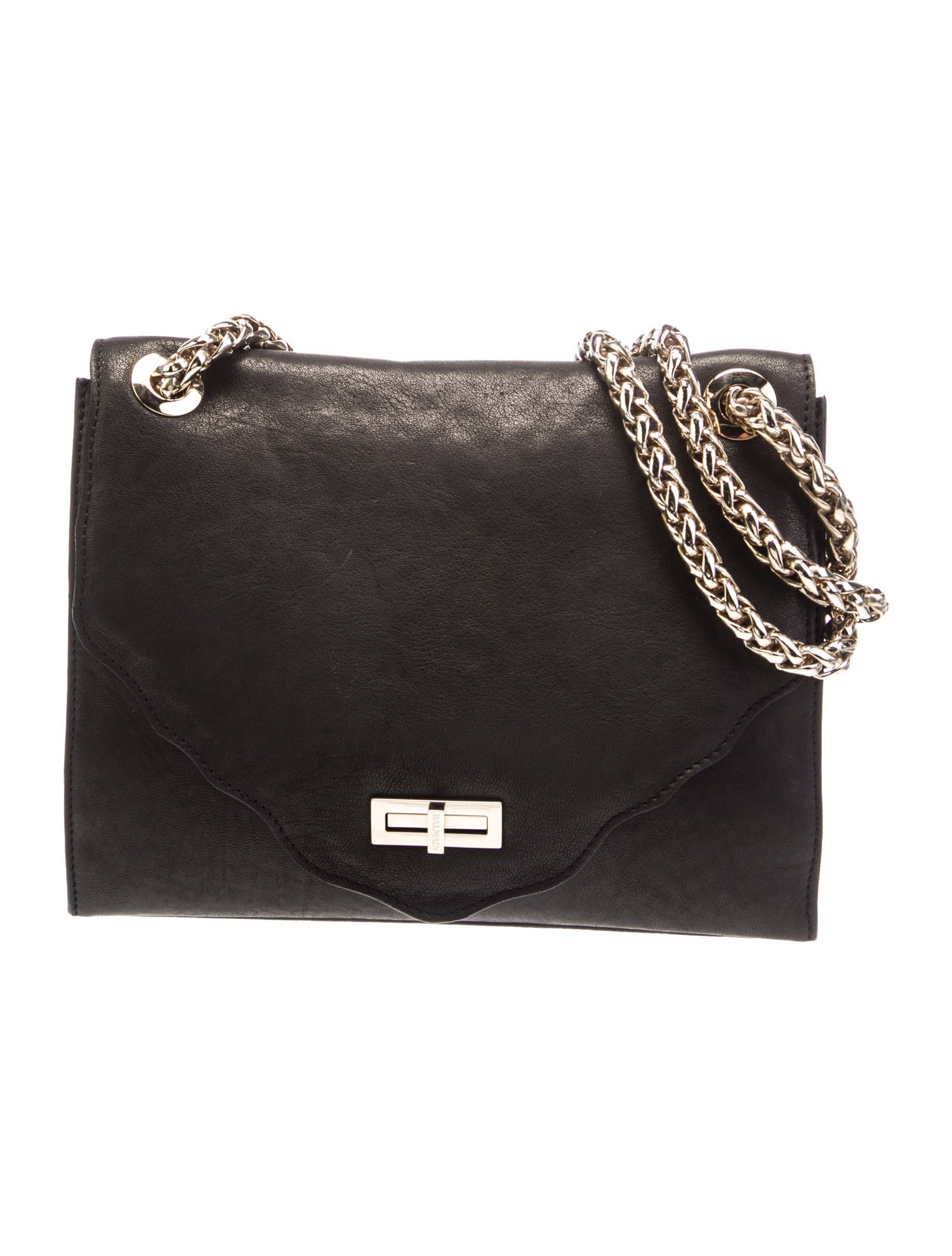 Balmain Leather Shoulder Bag