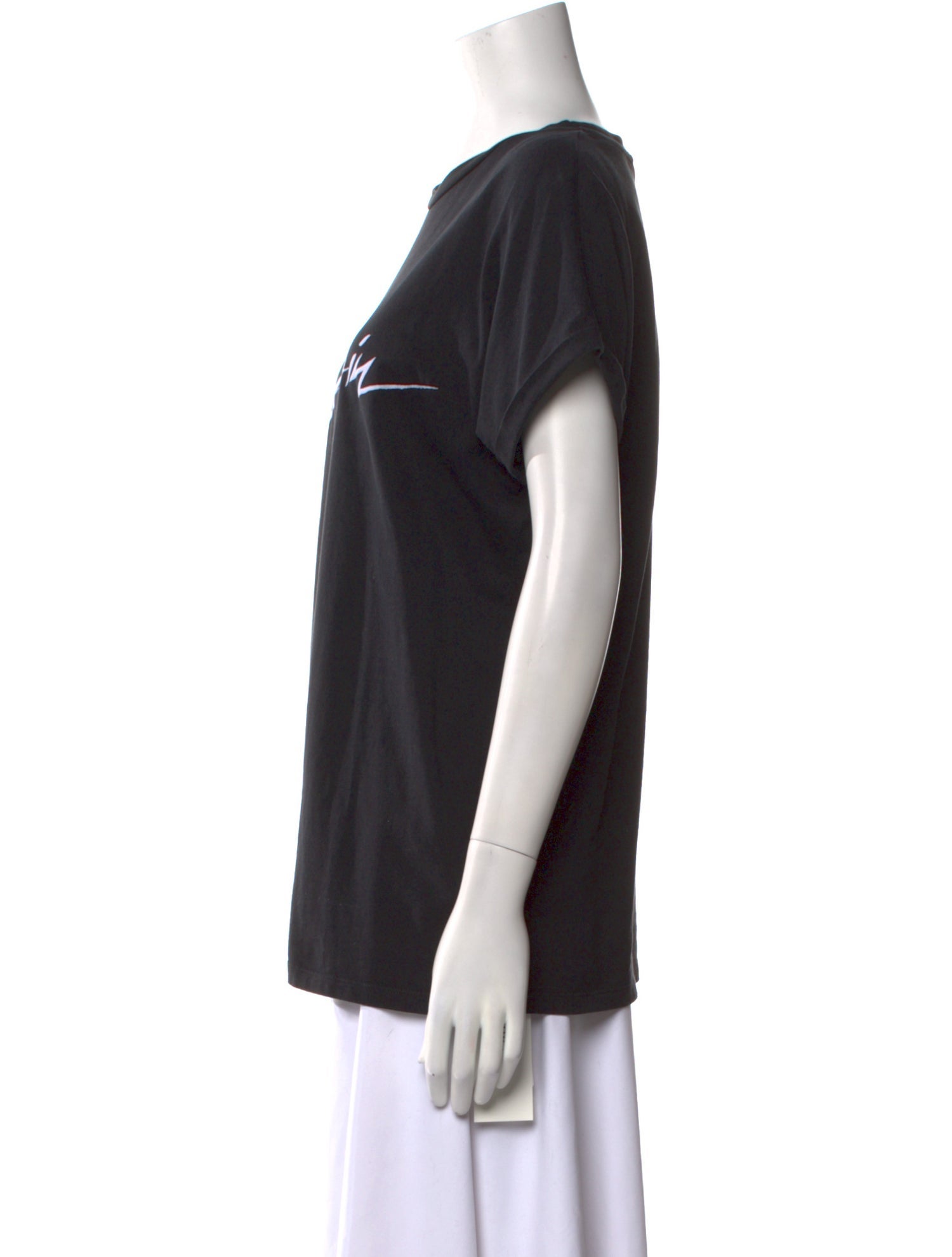 Balmain Graphic Print Crew Neck T-Shirt