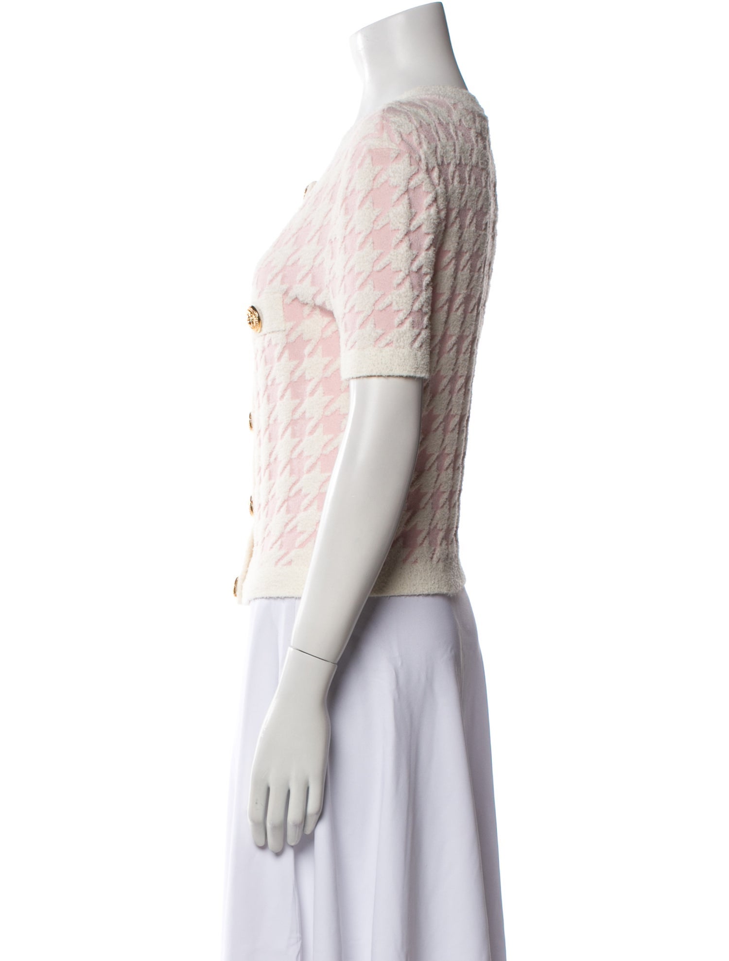 Balmain Houndstooth Print Jacket