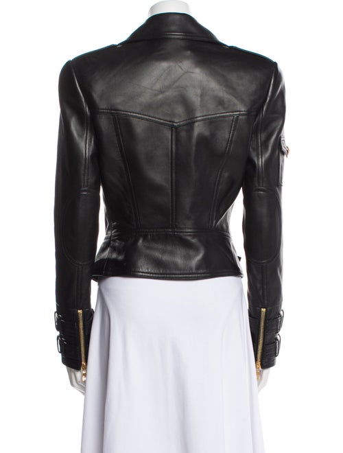 Balmain Leather Biker Jacket