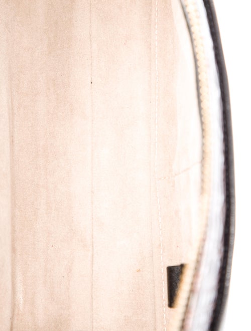 Brahmin Leather Marcy Tuscan Croc Baguette Medium