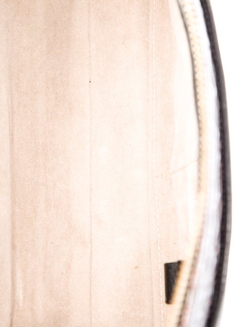 Brahmin Leather Marcy Tuscan Croc Baguette Medium