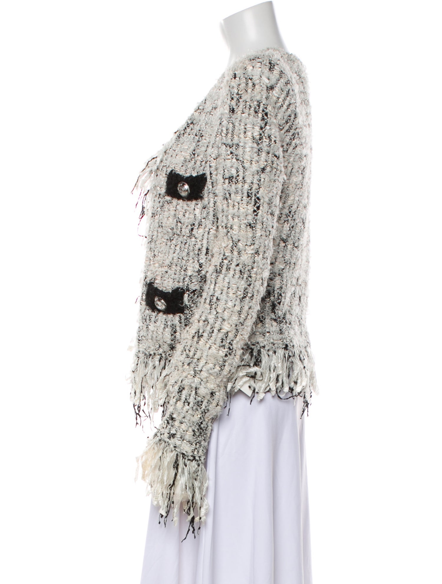 Balmain Tweed Pattern Evening Jacket