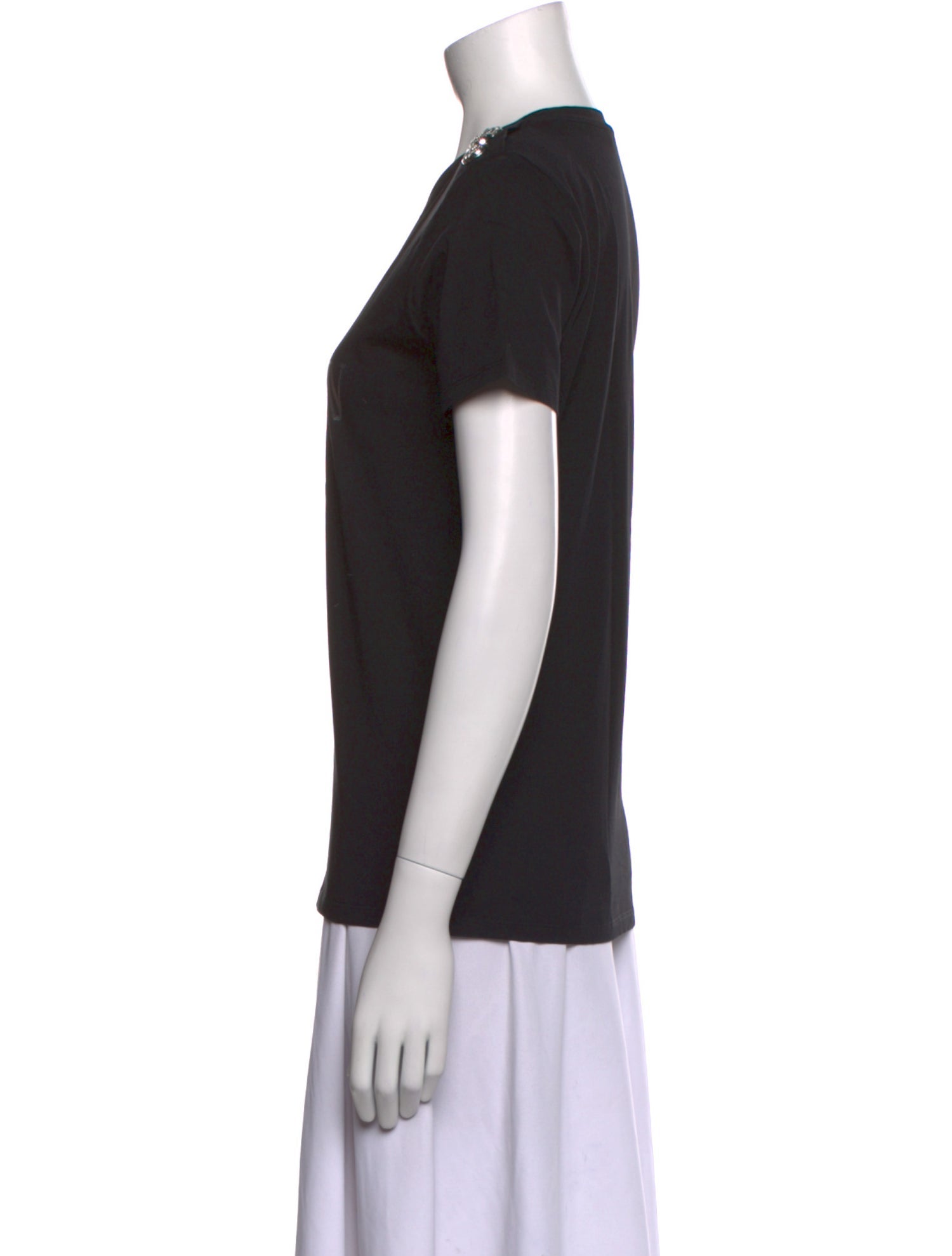 Balmain Graphic Print Crew Neck T-Shirt