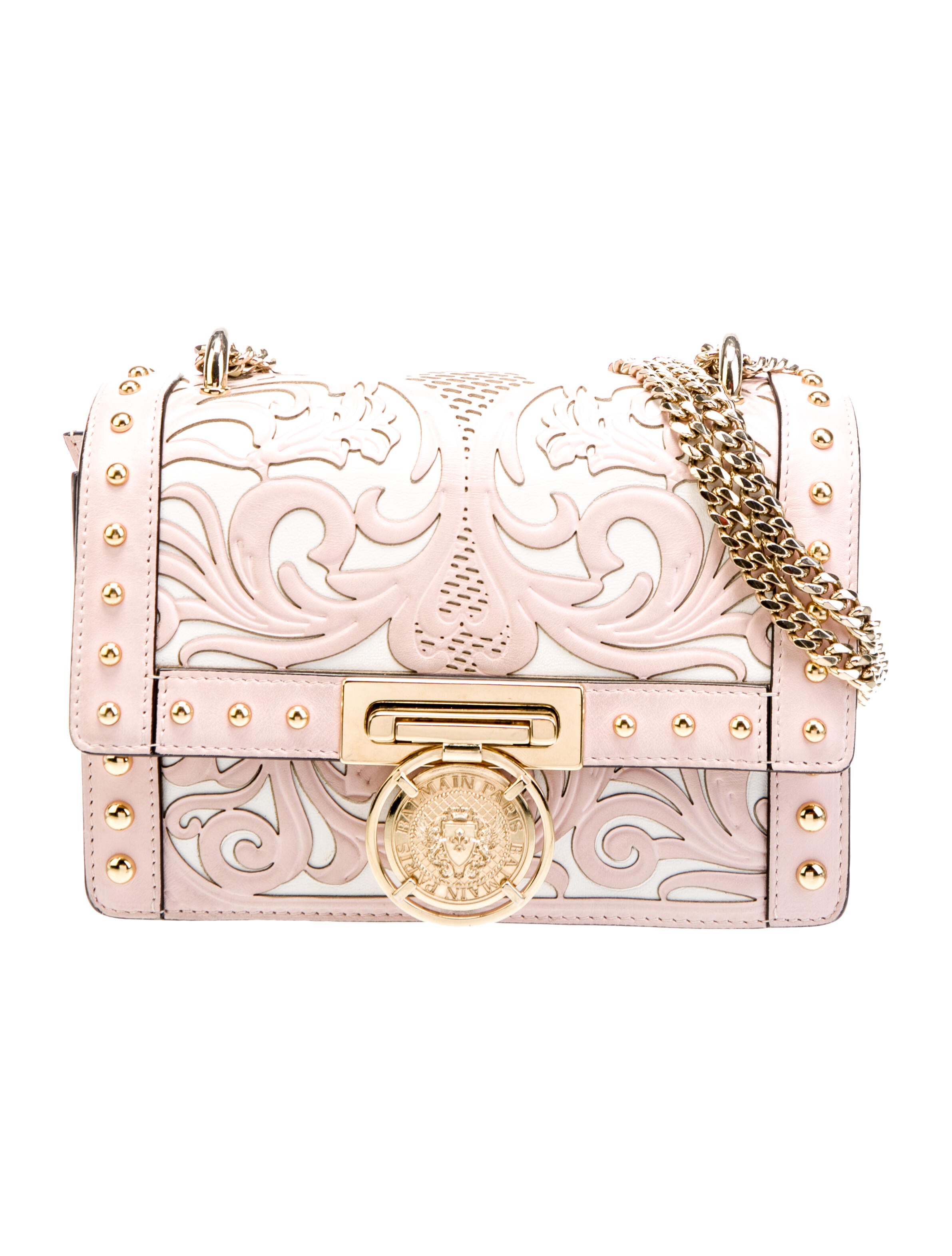 Balmain Leather Shoulder Bag