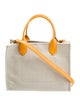 Balmain Canvas Top Handle Bag
