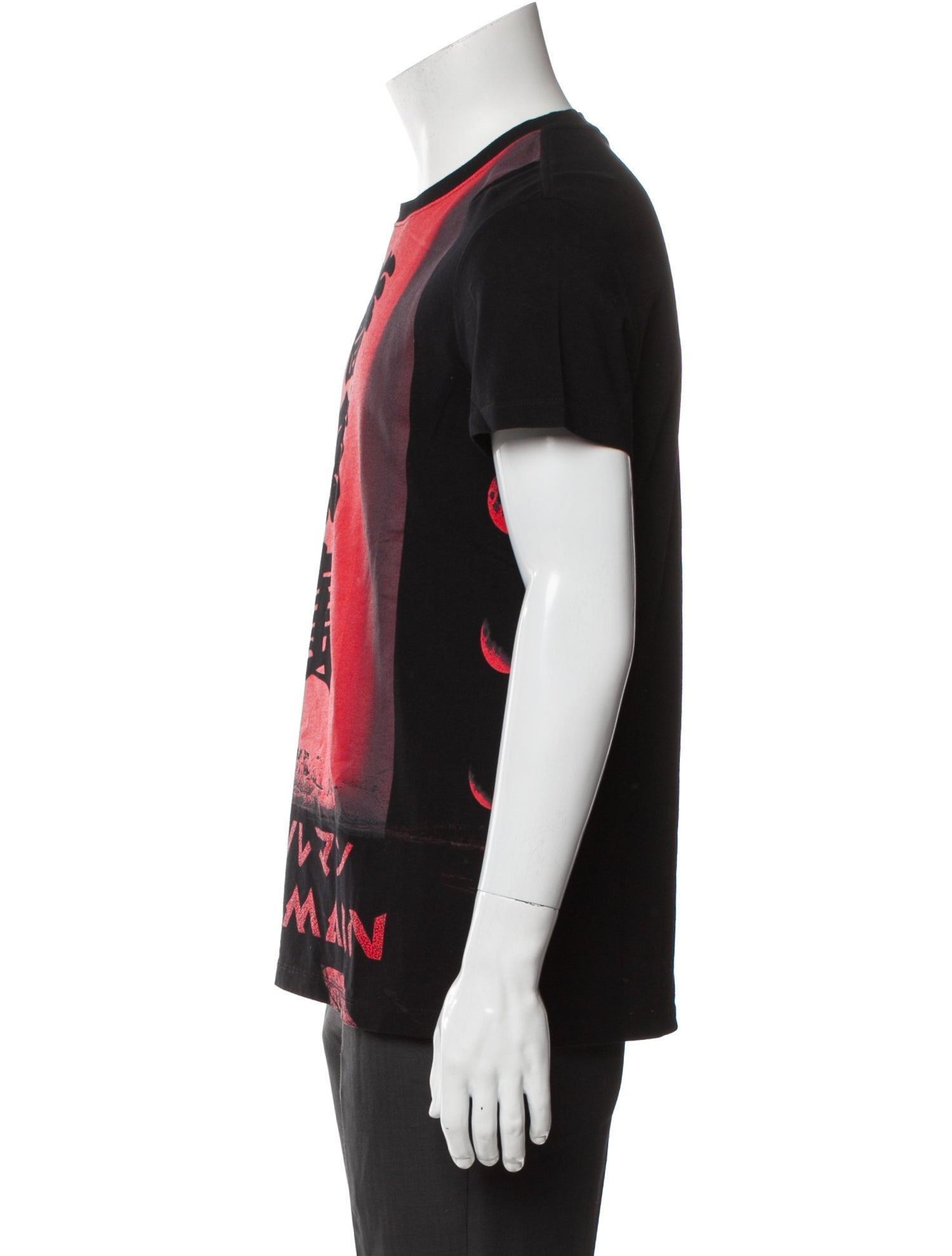 Balmain Graphic Print Crew Neck T-Shirt