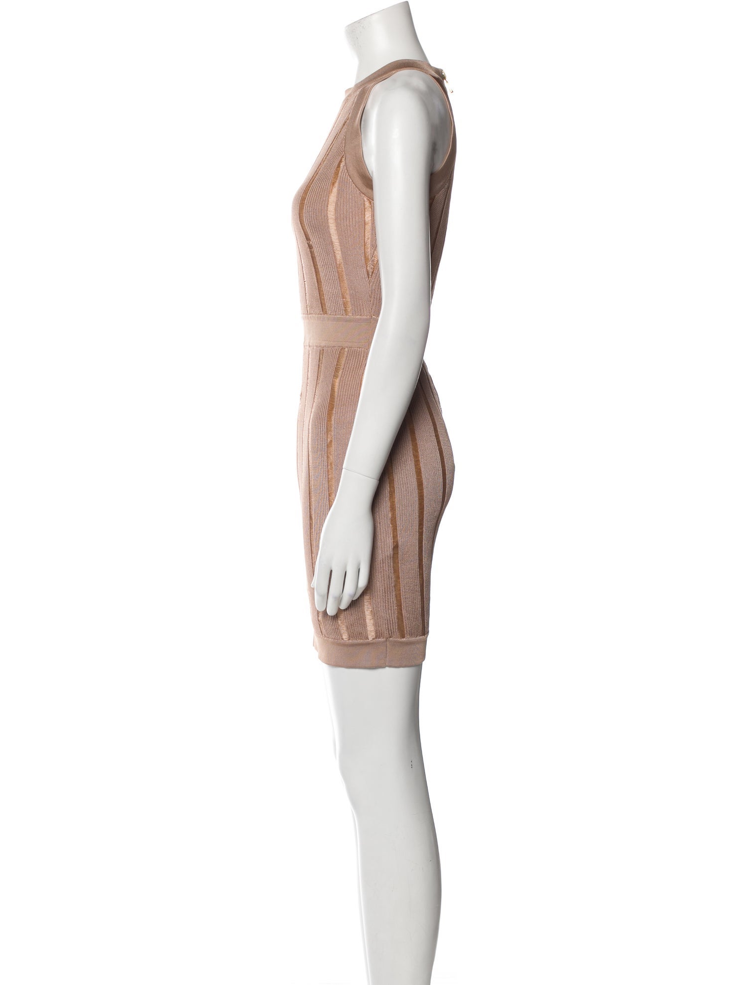 Balmain Striped Mini Dress