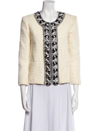 Balmain Tweed Pattern Evening Jacket