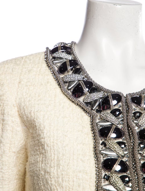 Balmain Tweed Pattern Evening Jacket