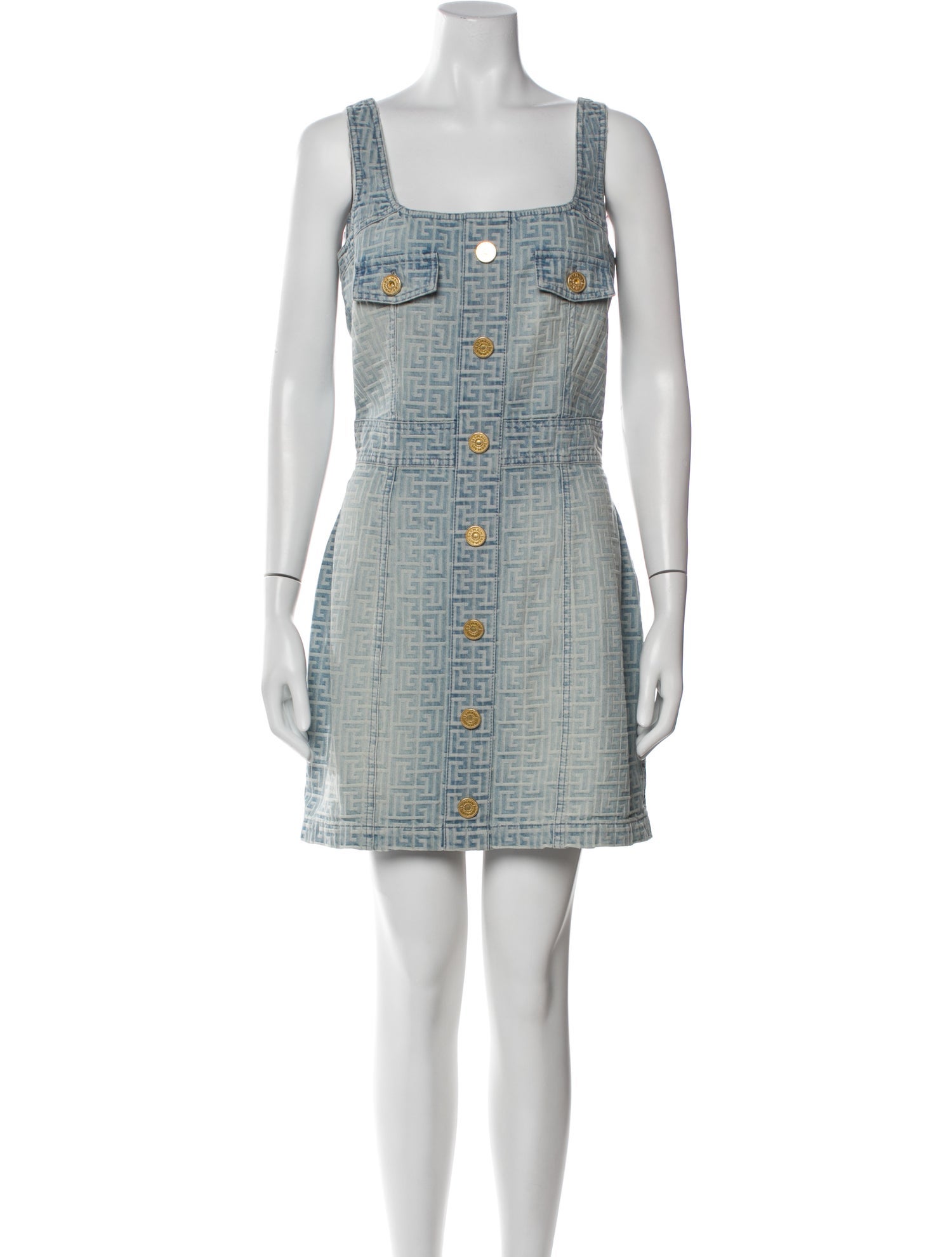 Balmain Printed Mini Dress