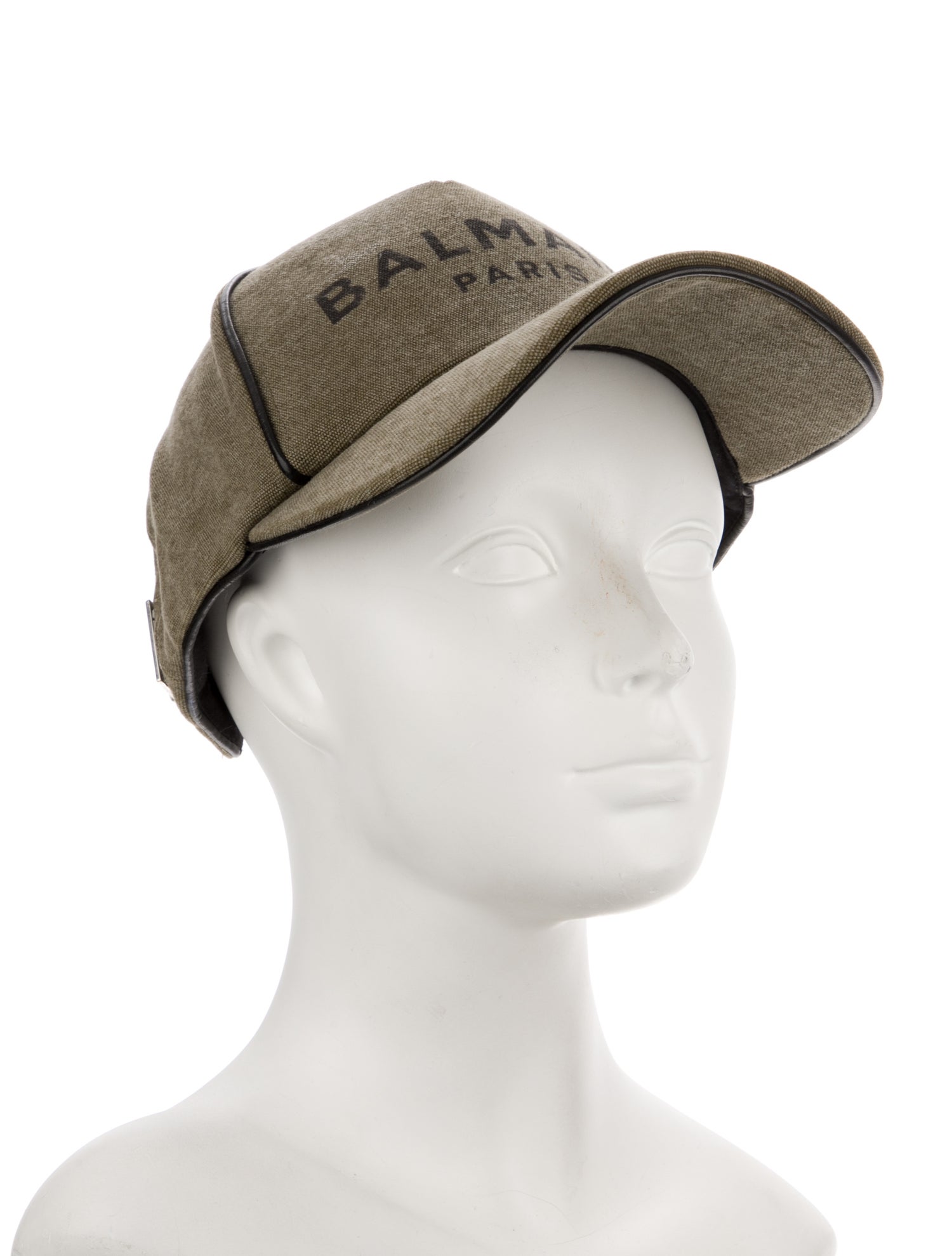 Balmain Graphic Print Baseball Cap