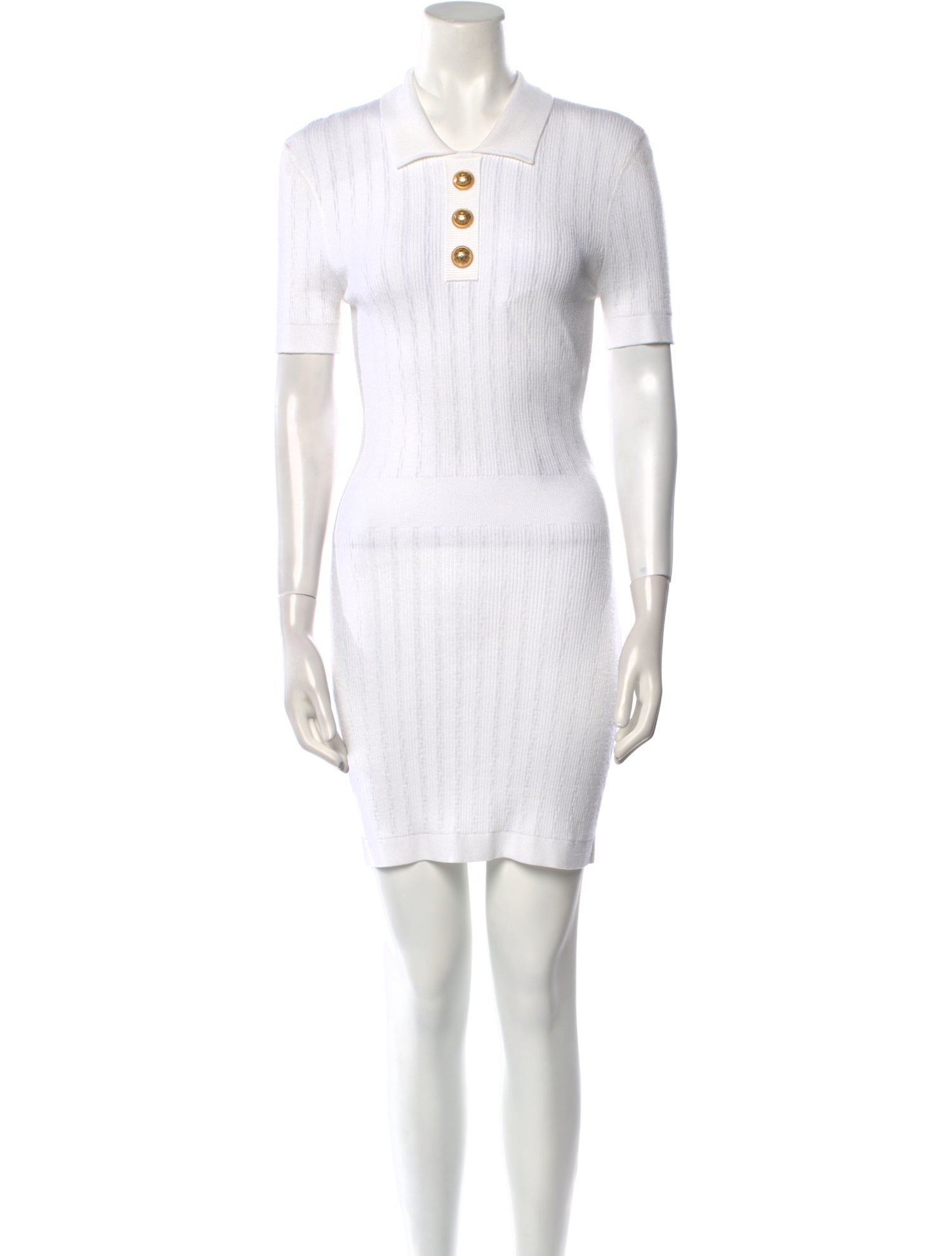 Balmain Striped Mini Dress