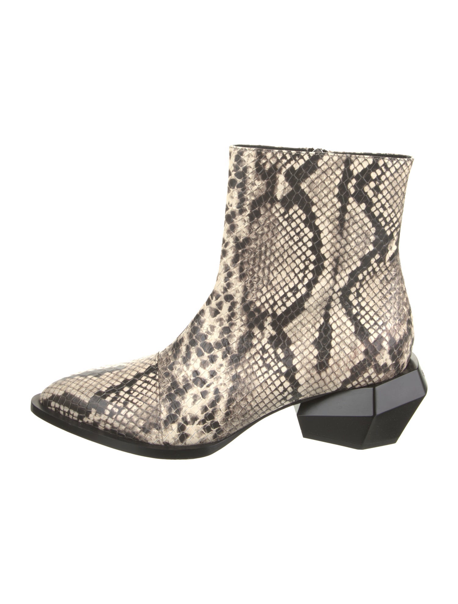 Balmain Snakeskin Animal Print Boots