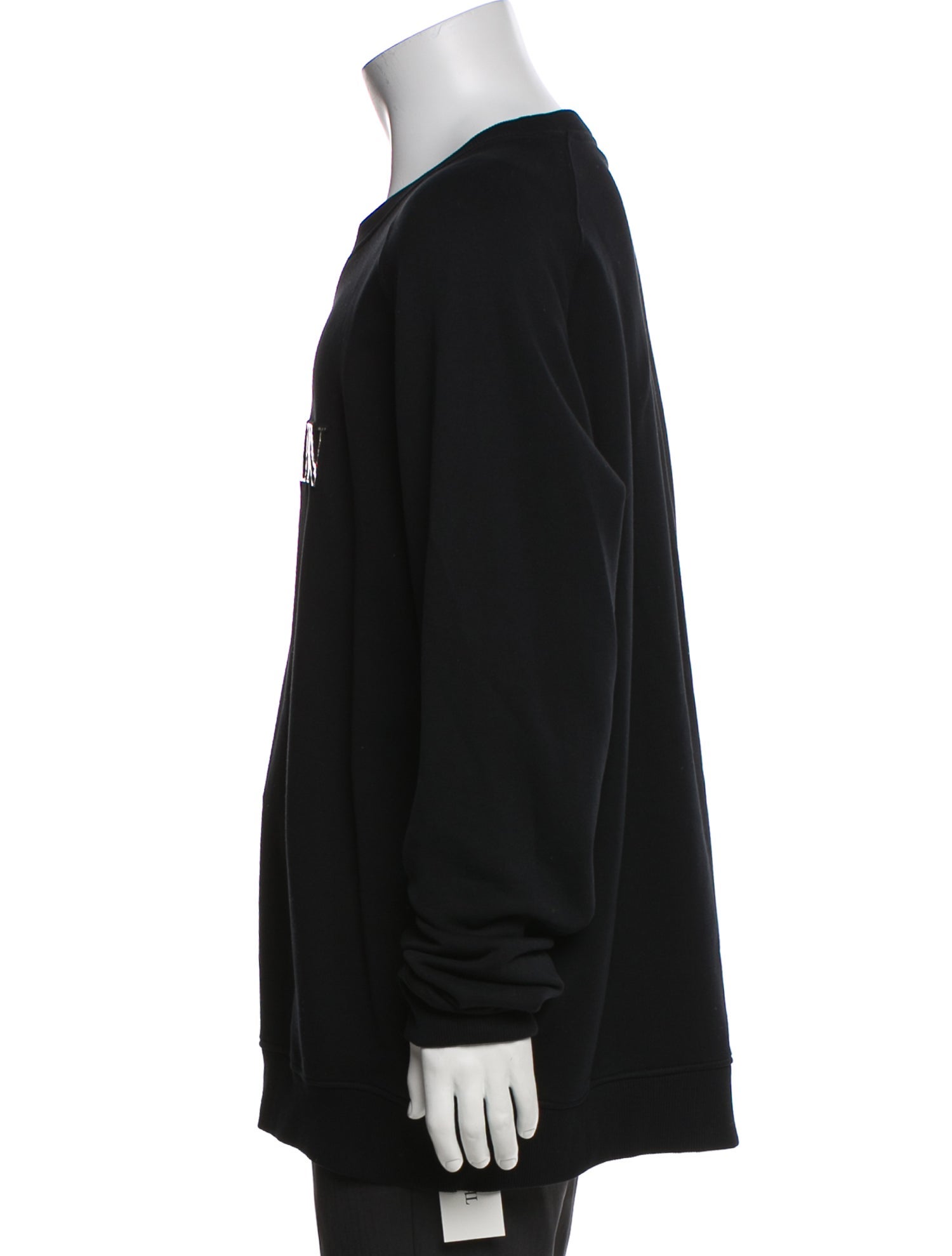 Balmain Graphic Print Scoop Neck Sweatshirt