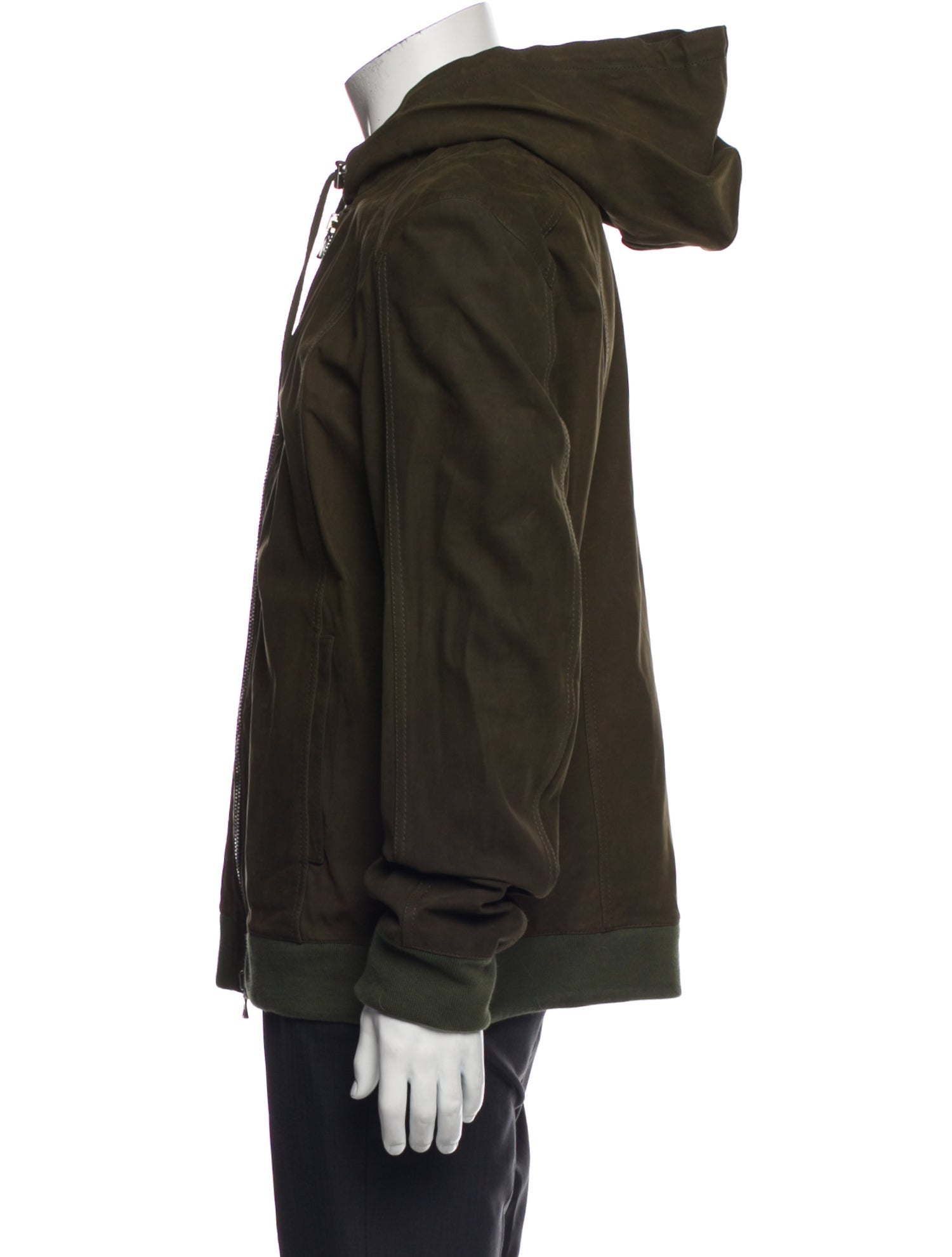 Balmain Calfskin Windbreaker