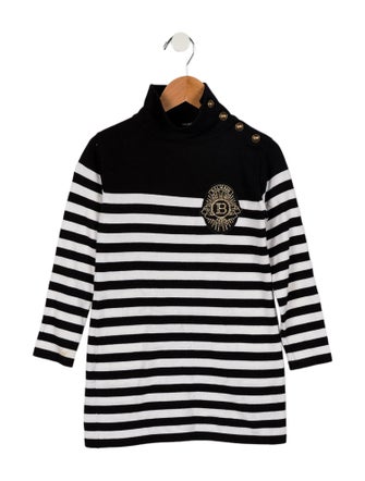 Balmain Toddlers' Striped Turtleneck Sweater