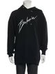 Balmain Graphic Print Mock Neck Hoodie