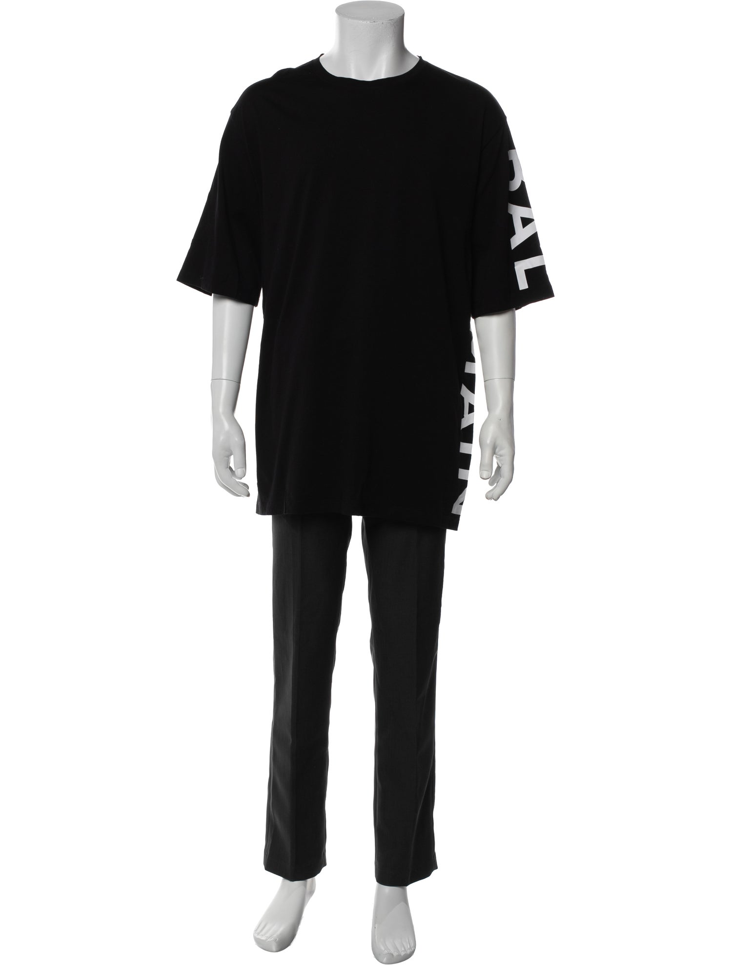 Balmain Graphic Print Scoop Neck T-Shirt