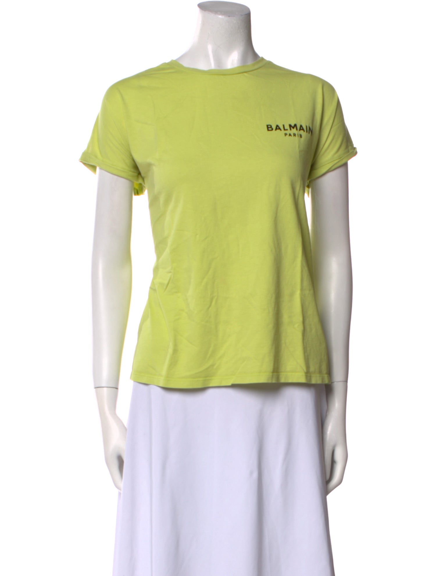 Balmain Graphic Print Crew Neck T-Shirt