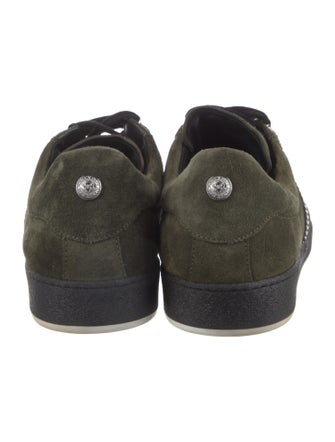 Balmain Suede Printed Sneakers