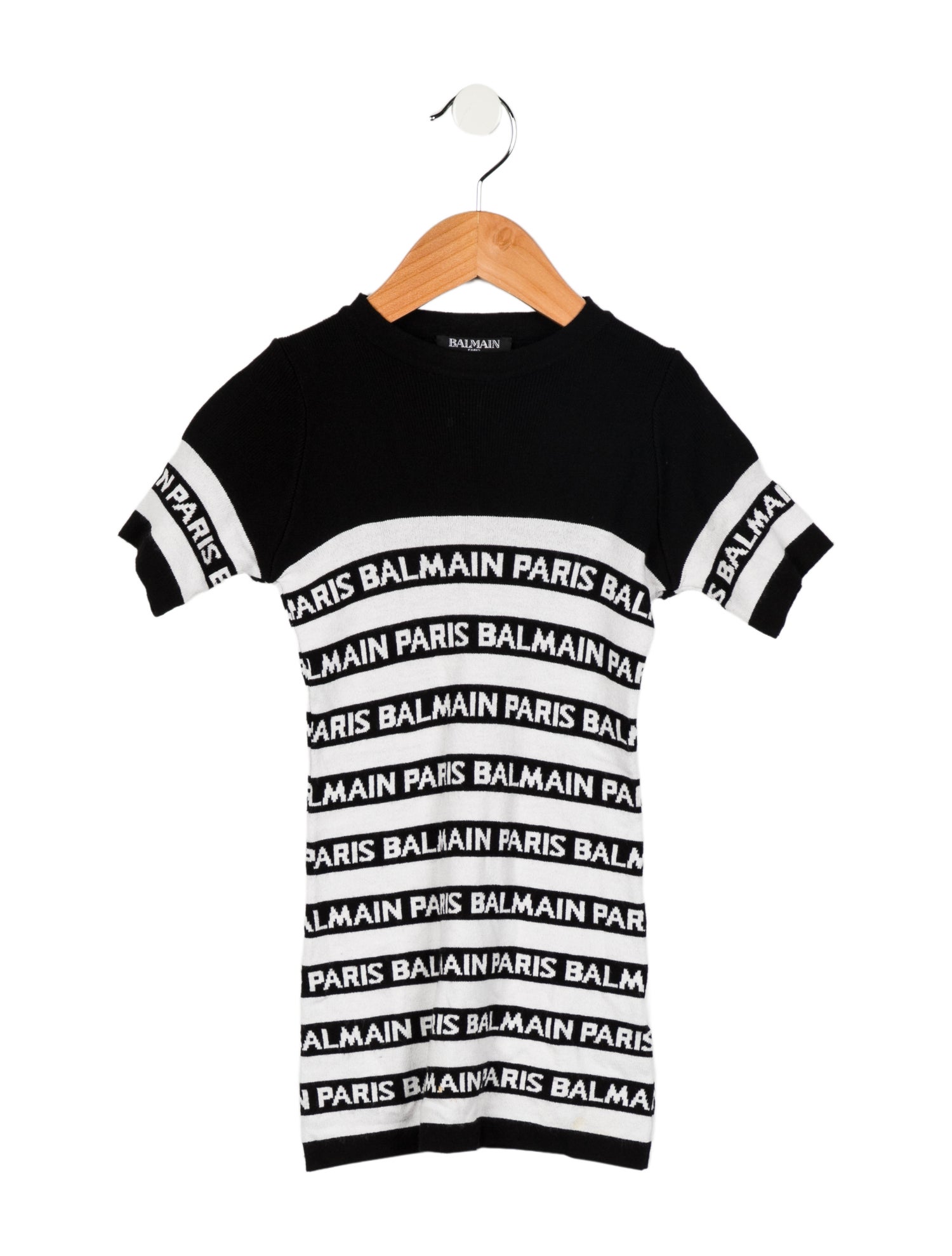 Balmain Toddler Girls' Logo Print Dress