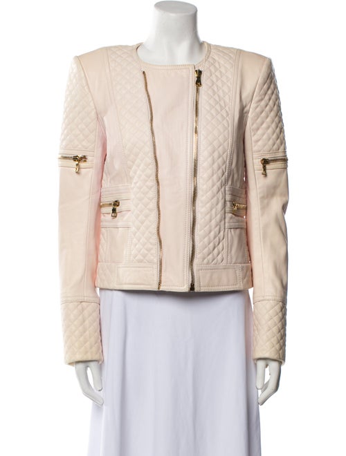 Balmain Leather Biker Jacket