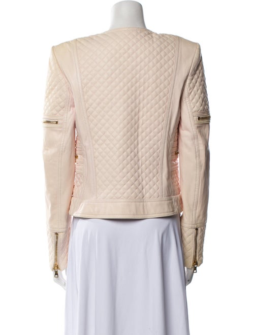 Balmain Leather Biker Jacket