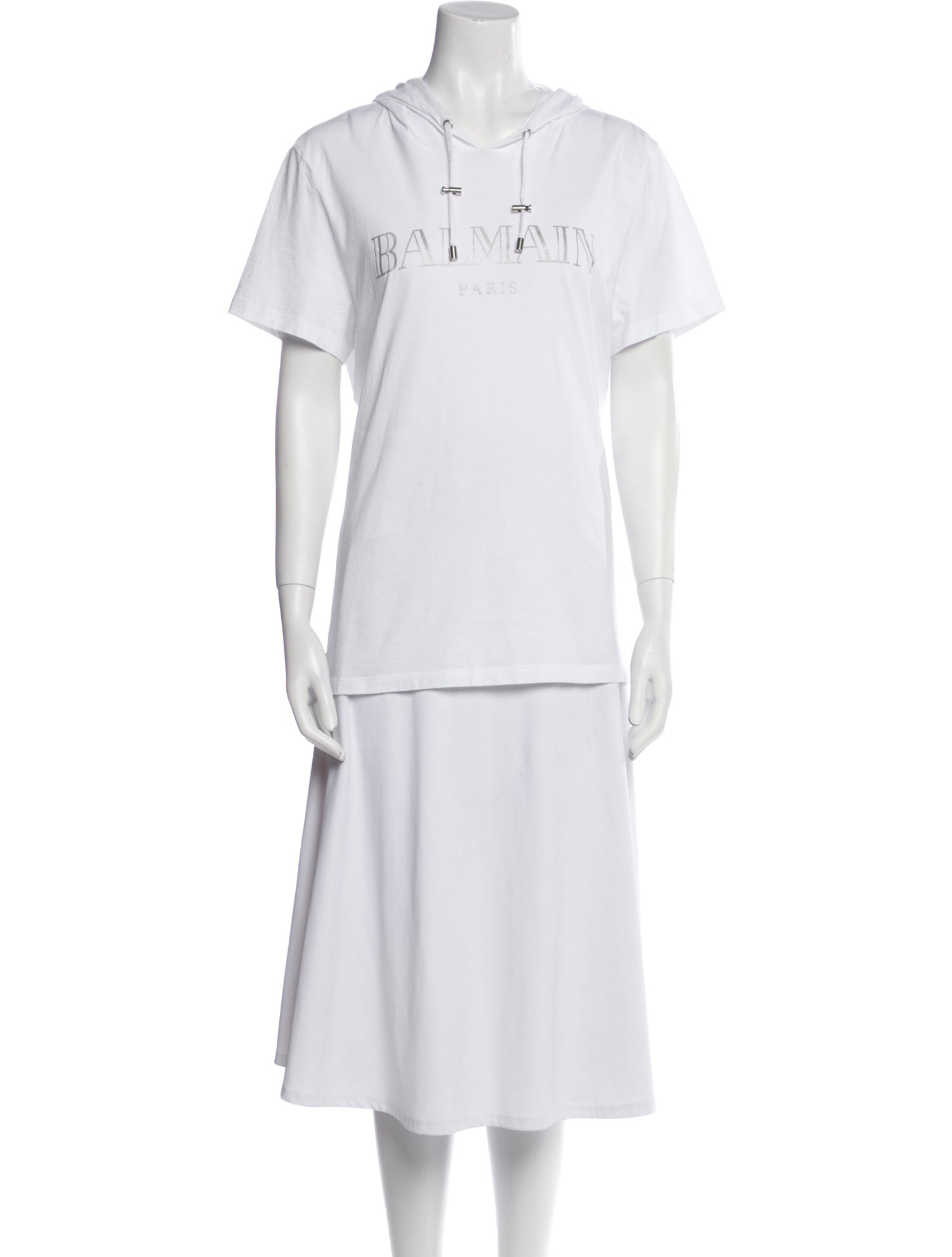 Balmain Graphic Print Crew Neck T-Shirt