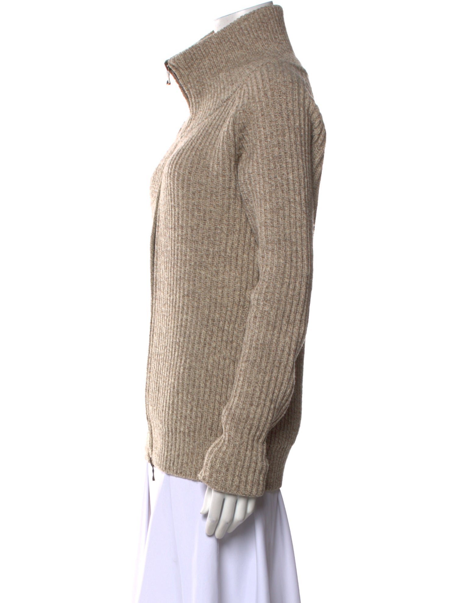 Balmain Merino Wool Mock Neck Sweater