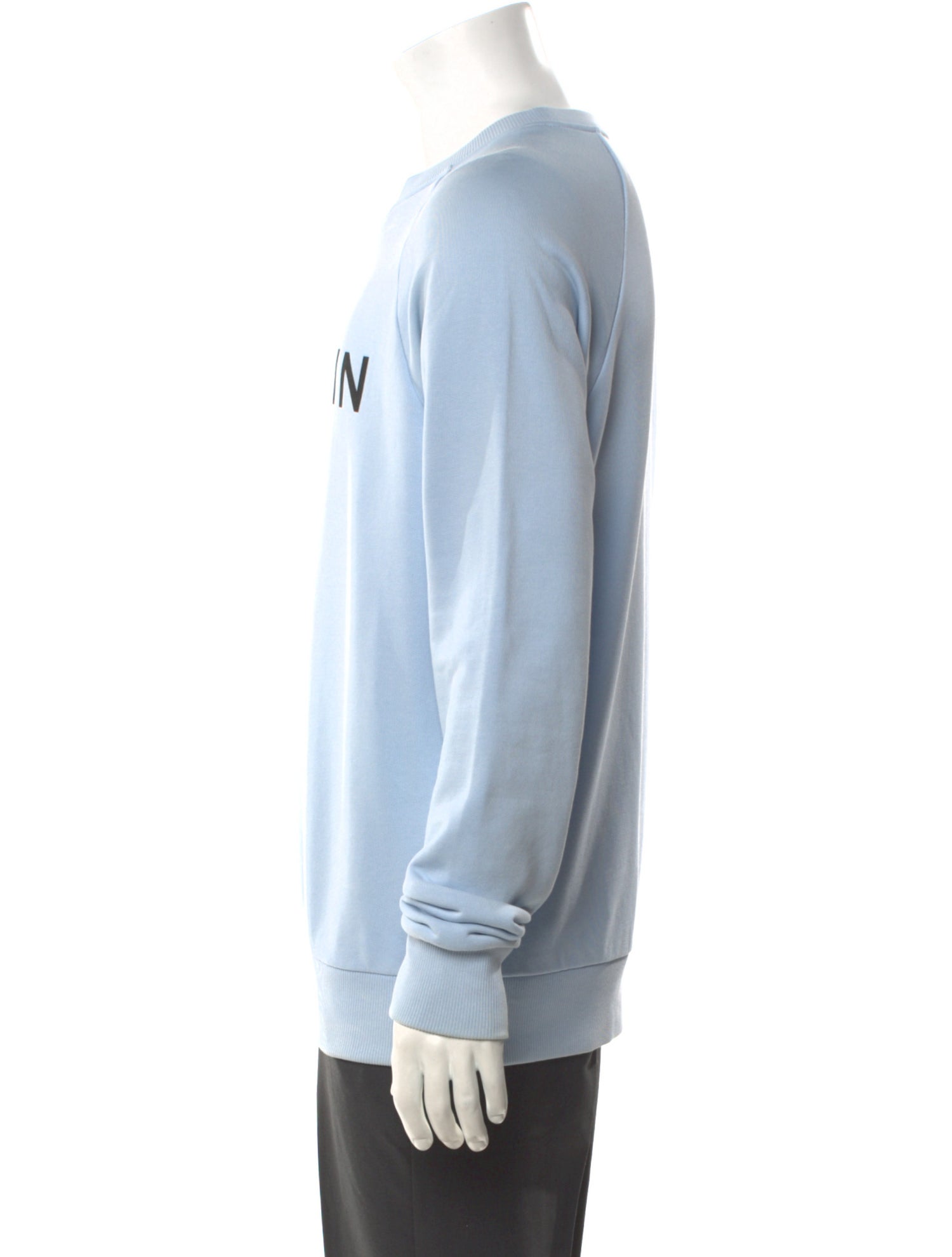 Balmain Graphic Print Crew Neck Sweatshirt