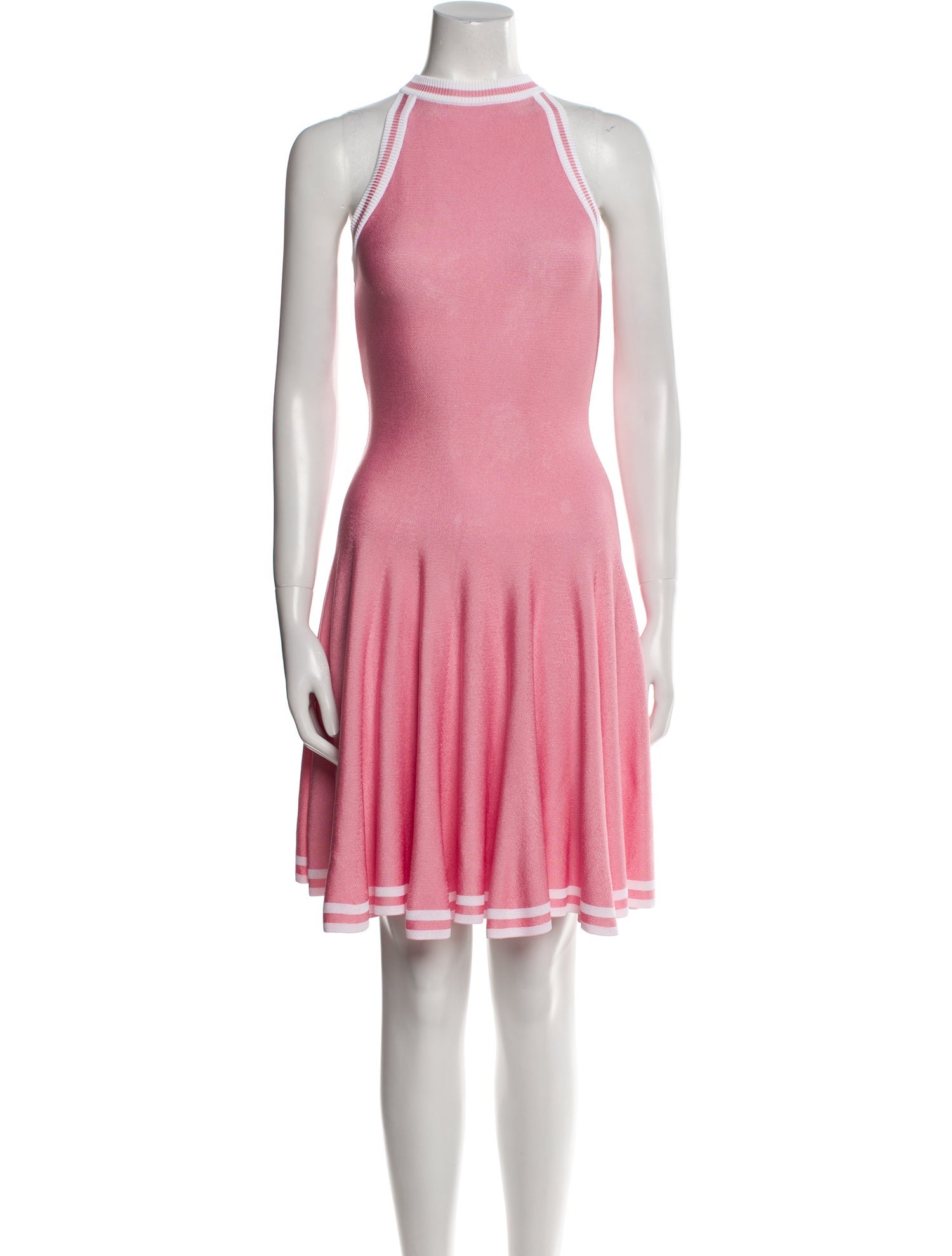 Balmain Halterneck Knee-Length Dress